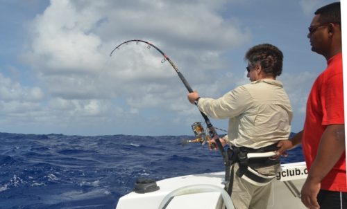 Claudius – marlin noir de 130kg en heavy spinning - Ile Rodrigues – Maurice  - 07-12-2012 - Rod Fishing club